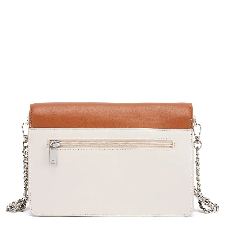 Cartera Mujer Retro C/Tapa Pequeña Vestir Gacel Car3312 Capuccino  2