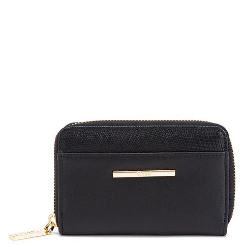 Billetera Mujer Mediana Casual Gacel Bil0432 Negro 