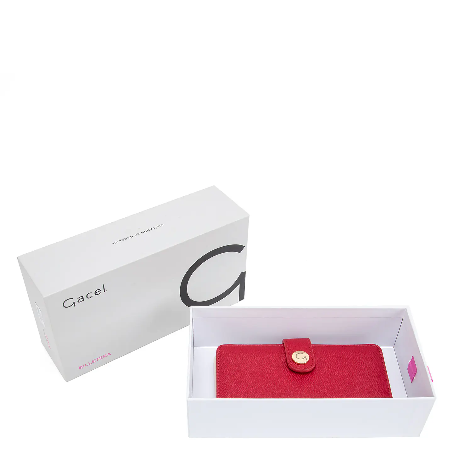 BILLETERA MUJER GRANDE ESTAMPADO CASUAL GACEL BIL0425 ROJO  2
