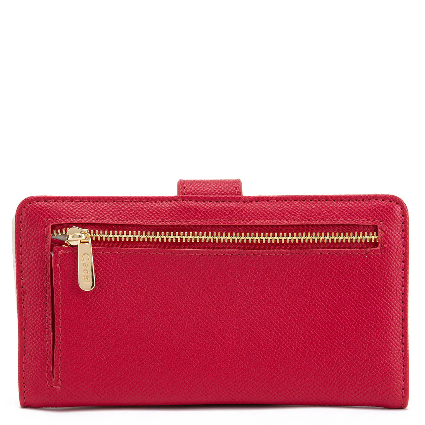BILLETERA MUJER GRANDE ESTAMPADO CASUAL GACEL BIL0425 ROJO  4