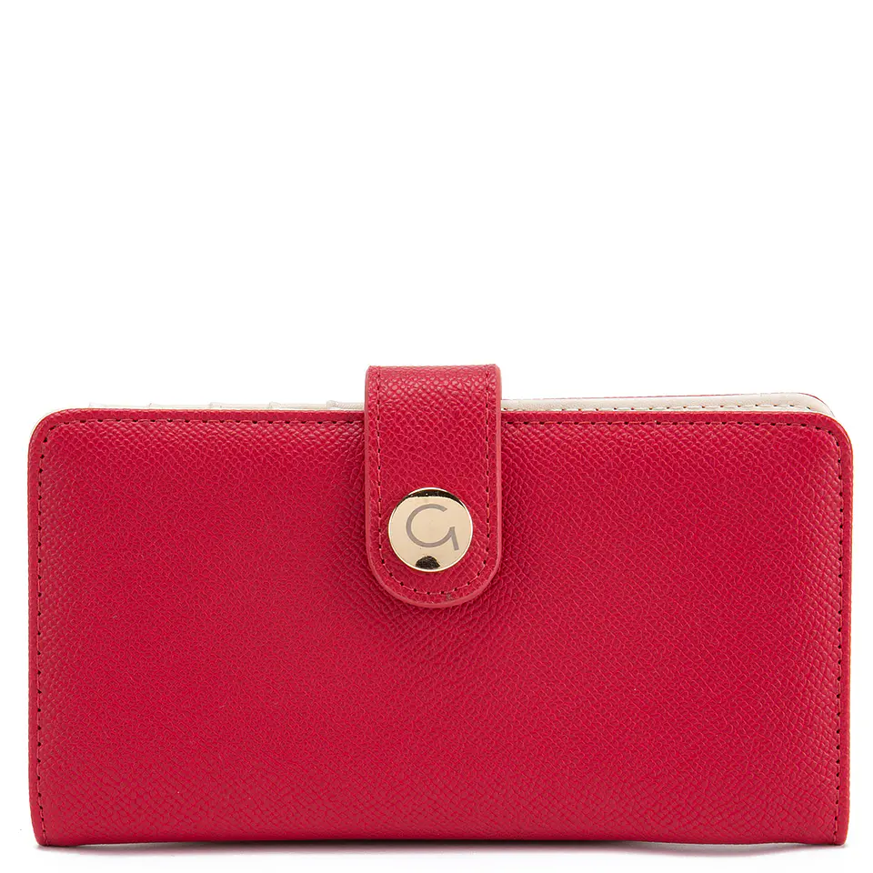 BILLETERA MUJER GRANDE ESTAMPADO CASUAL GACEL BIL0425 ROJO  1