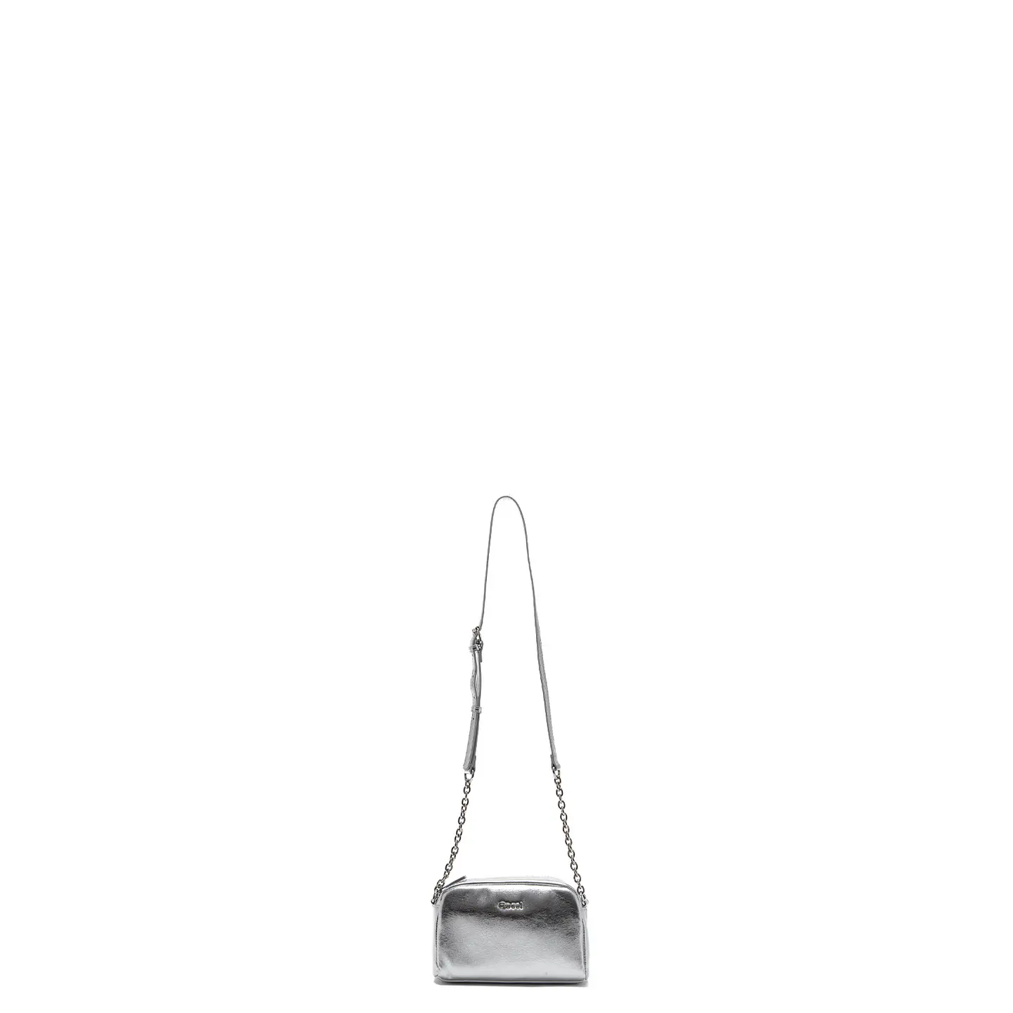 Cartera Mujer Bandolera Pequeña Graneado Casual Gacel Car3295 Plateado  2