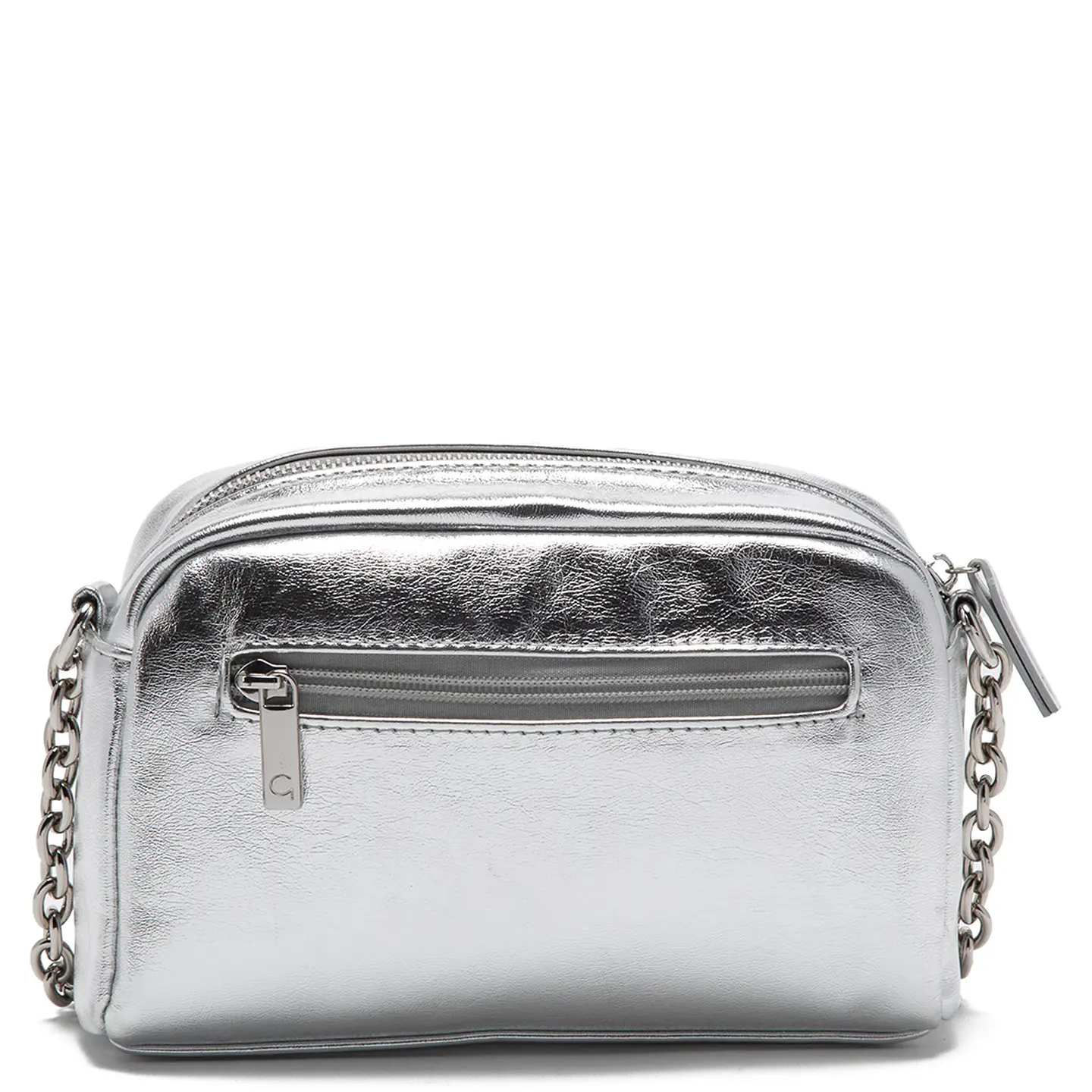 Cartera Mujer Bandolera Pequeña Graneado Casual Gacel Car3295 Plateado  3