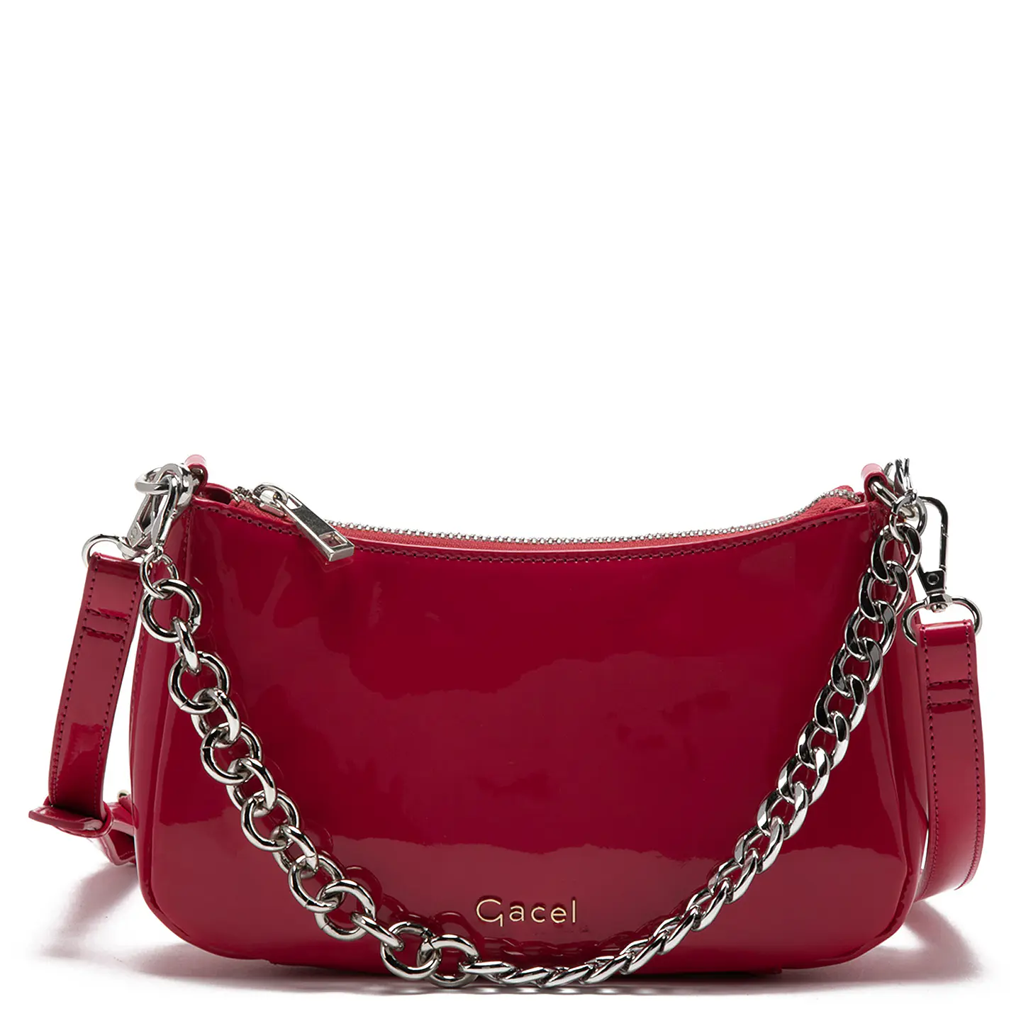 Cartera Mujer Bandolera Pequeña Moda Gacel Car3282 Frambuesa  1