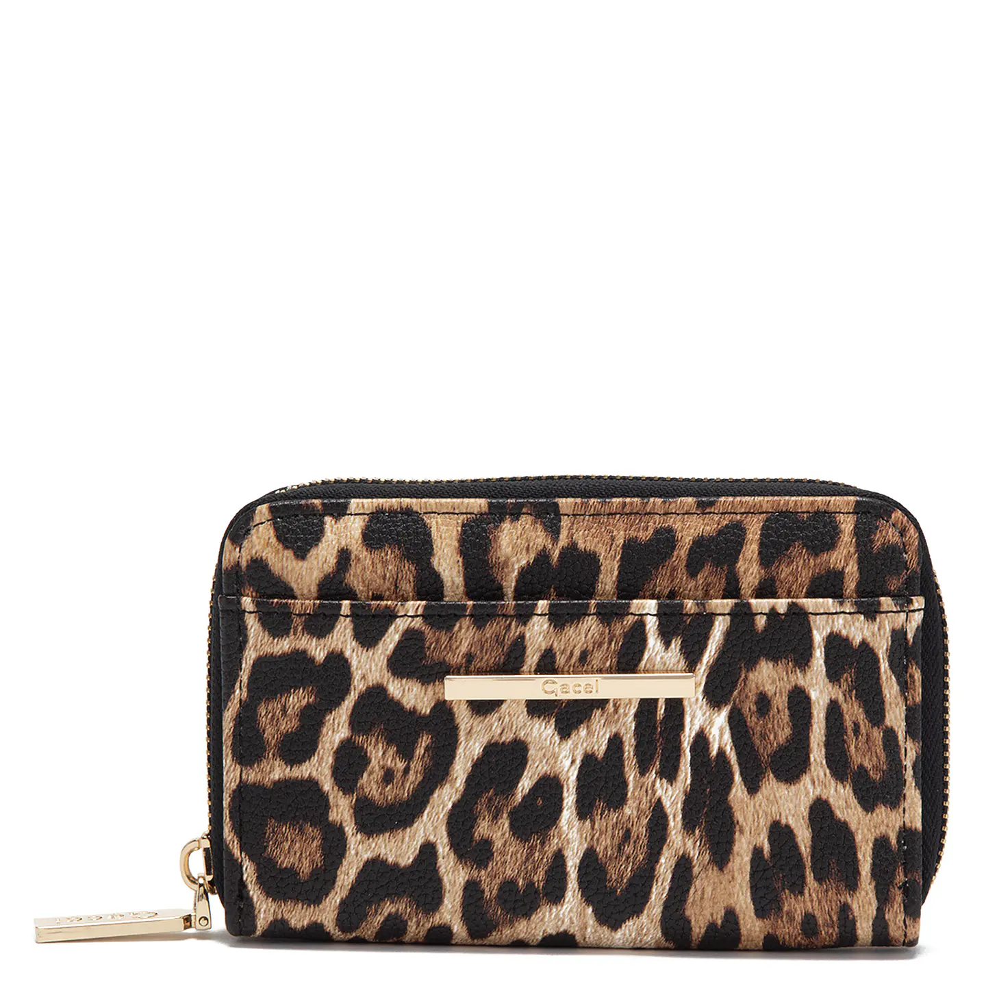 Billetera Mujer Mediana Leopardo Casual Gacel Bil0433 Leopardo  1