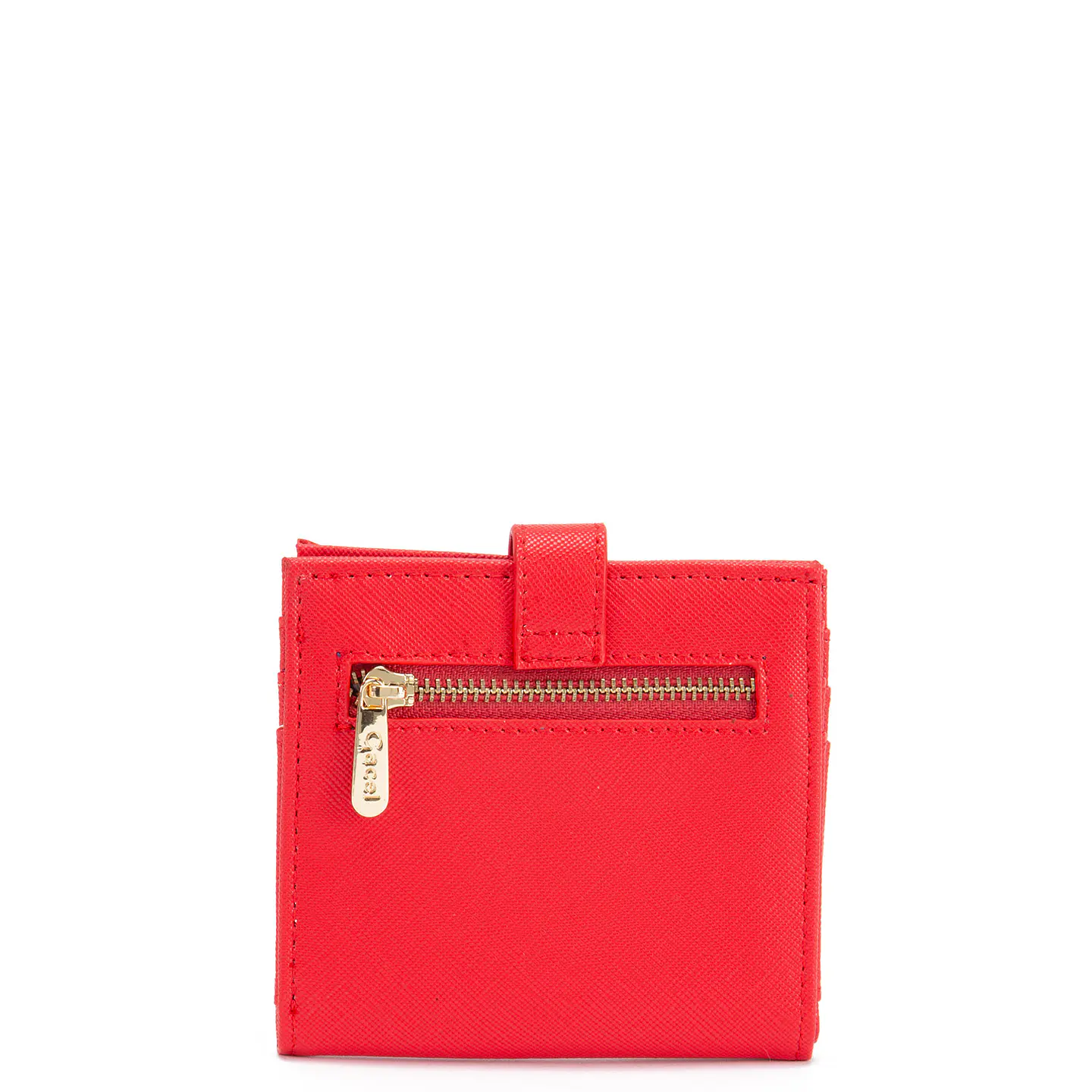 Billetera Mujer Pequeña Estampado Casual Gacel Bil0423 Rojo  3