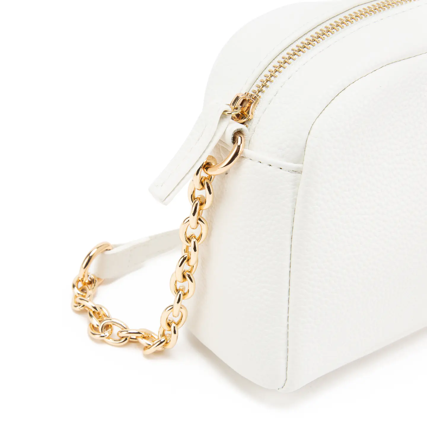 Cartera Mujer Bandolera Pequeña Graneado Casual Gacel Car3296 Blanco  6
