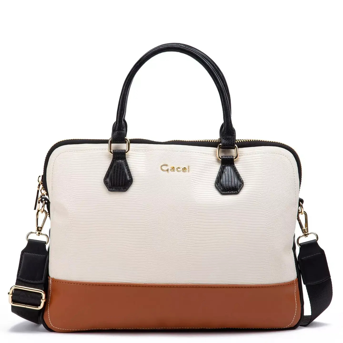 Maletin Mujer Notebook Sint Phyton Gacel Mal038 Off White  1