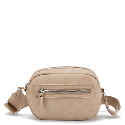 CARTERA MUJER BANDOLERA PEQUEÑA GRANEADO CASUAL GACEL CAR3373 ARENA 