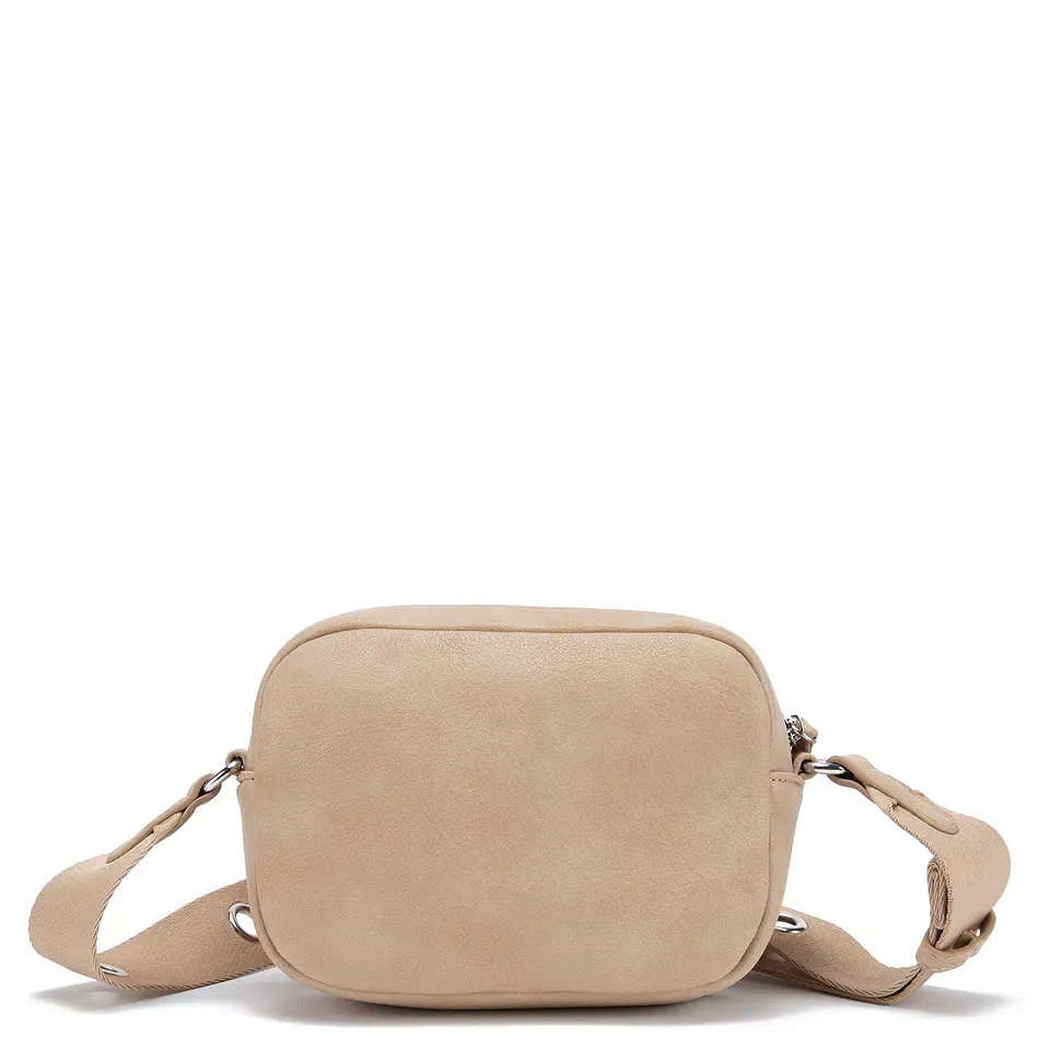 Cartera Mujer Bandolera Pequeña Graneado Casual Gacel Car3373 Arena  2