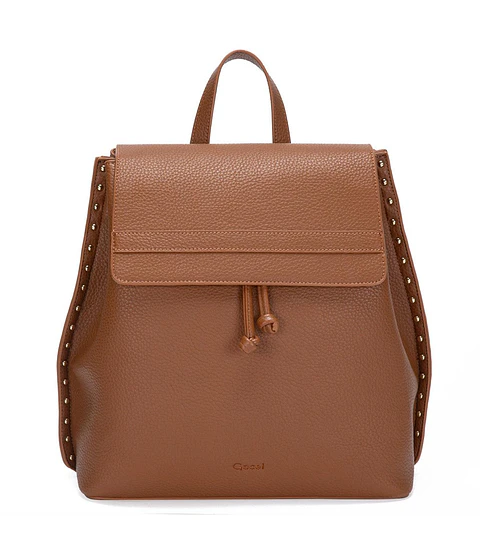 Mochila Mujer Graneado Sint. Grande Gacel Car3270 Tostado 