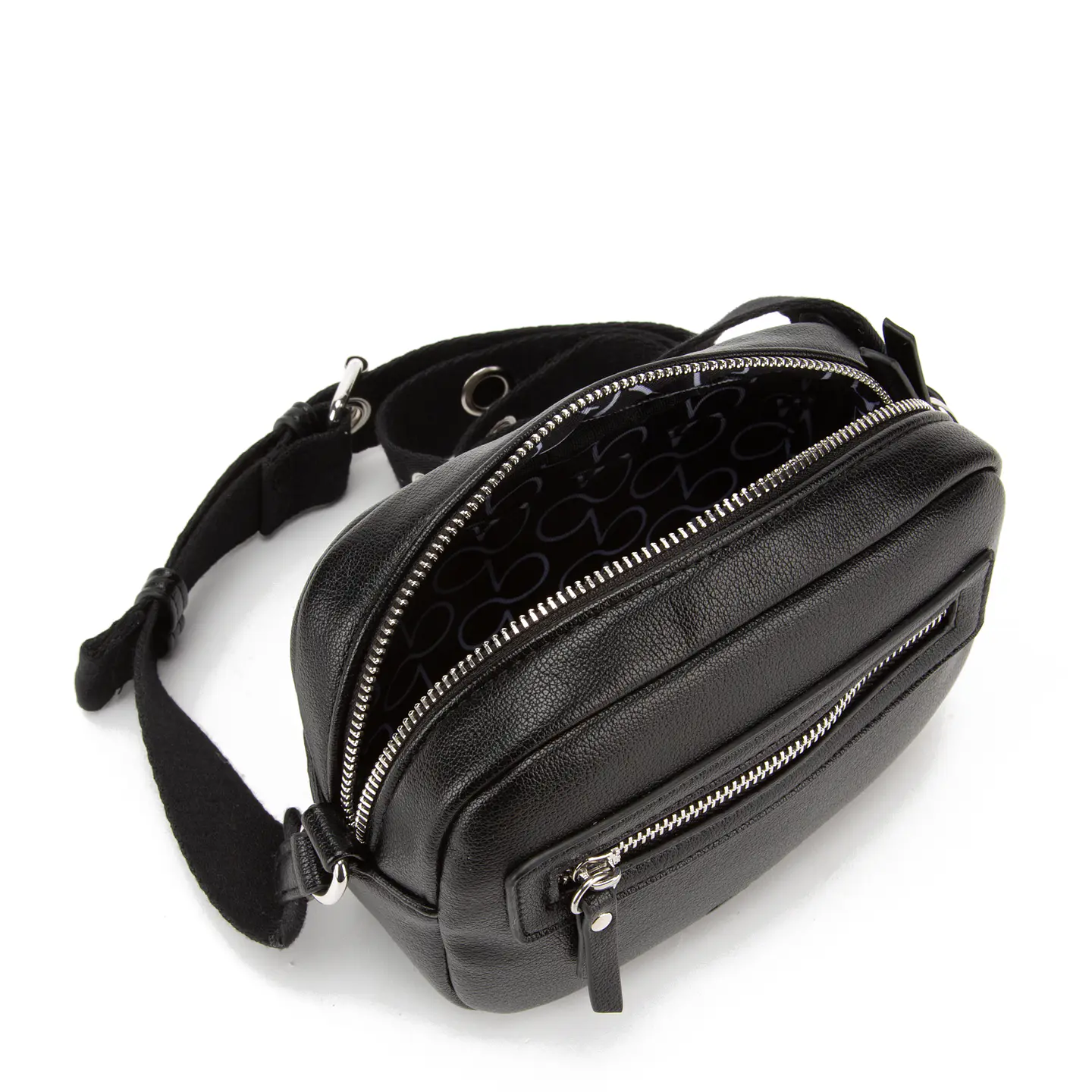 Cartera Mujer Bandolera Pequeña Graneado Casual Gacel Car3372 Negro  5