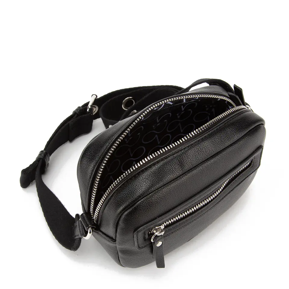 Cartera Mujer Bandolera Pequeña Graneado Casual Gacel Car3372 Negro  5