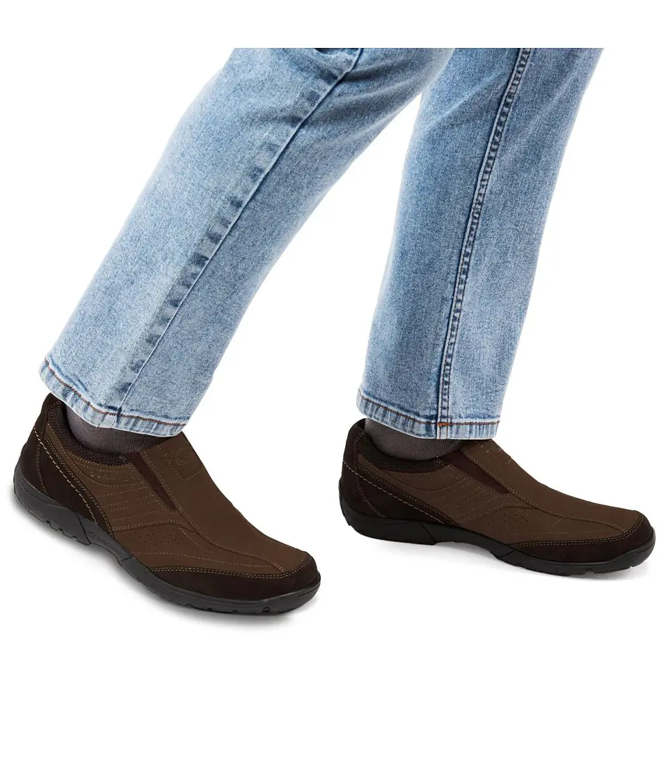 Zapato Slipon Hombre Vancouver Casual Guante 33917-1201 Vison  4