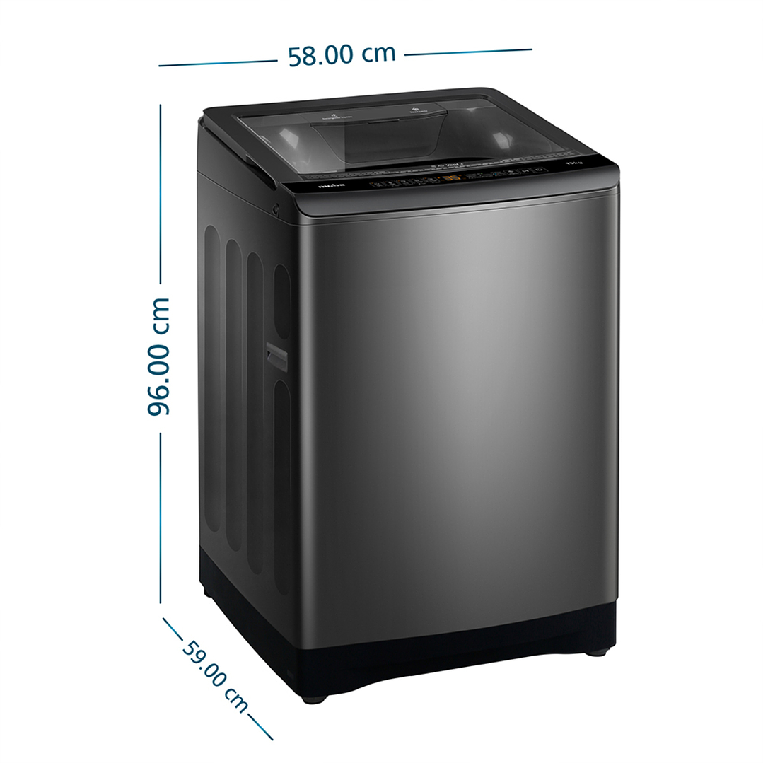 LAVADORA AUTOMATICA 15KG GRIS MABE LMA5120WDGCL0 2