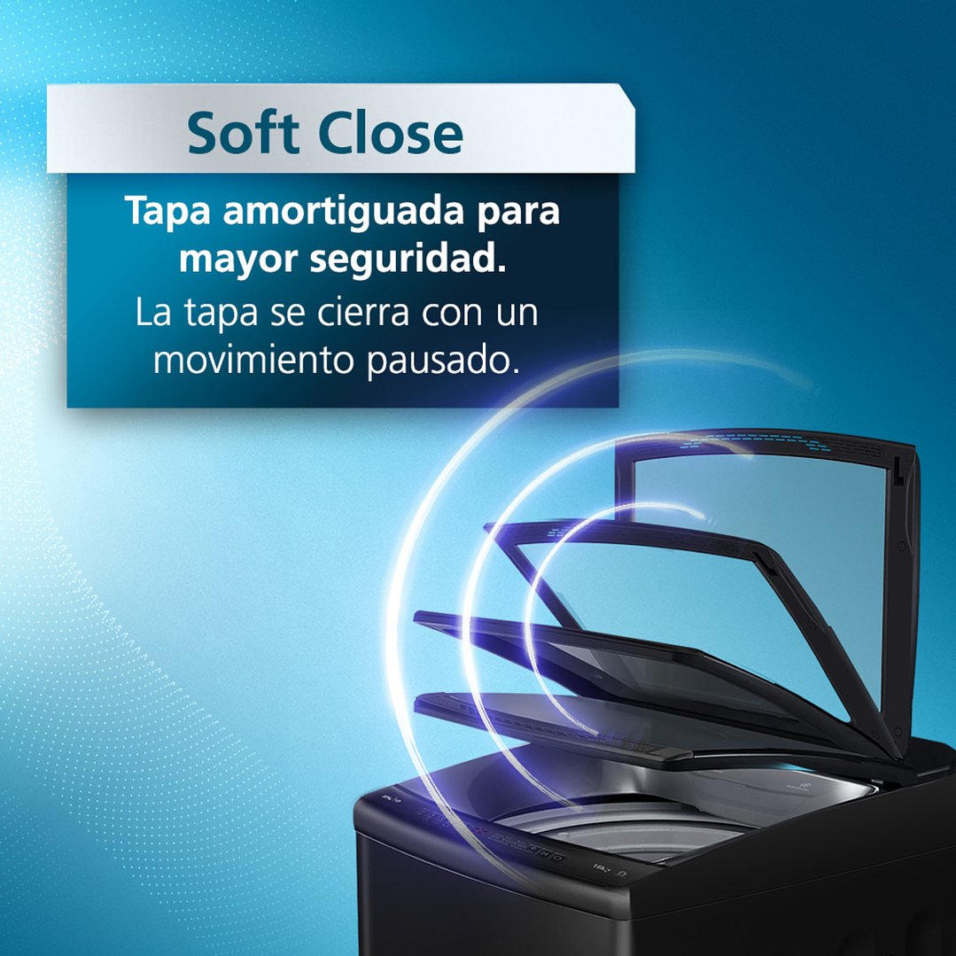 LAVADORA AUTOMATICA 15KG GRIS MABE LMA5120WDGCL0 4