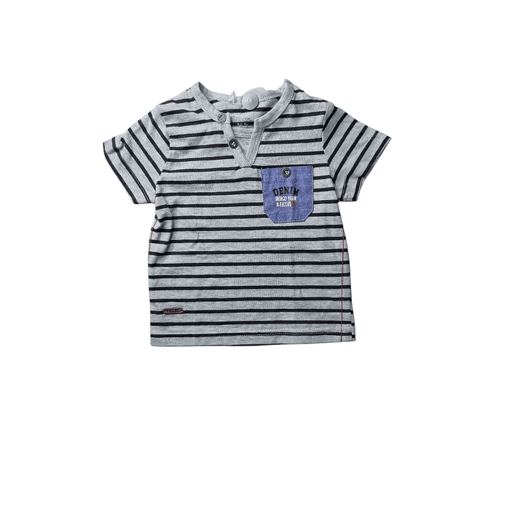 POLERA FICCUS 2010137 GRIS MELANGE 1