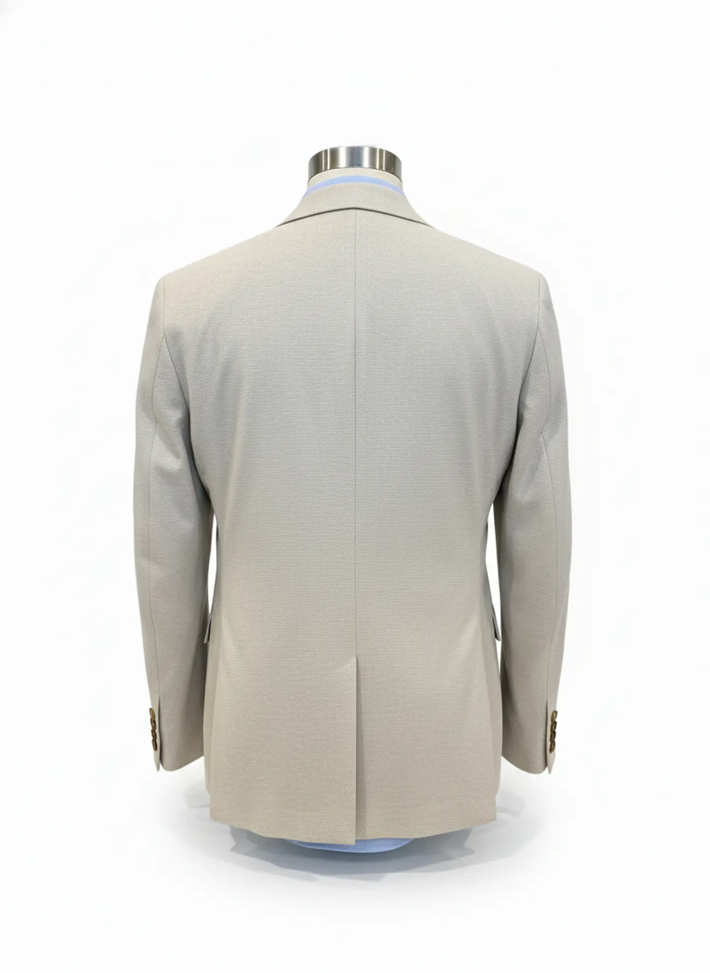 Blazer Hombre 2 Bot. Simil Lino Taurus Taublapv26-05 Gris Claro 2