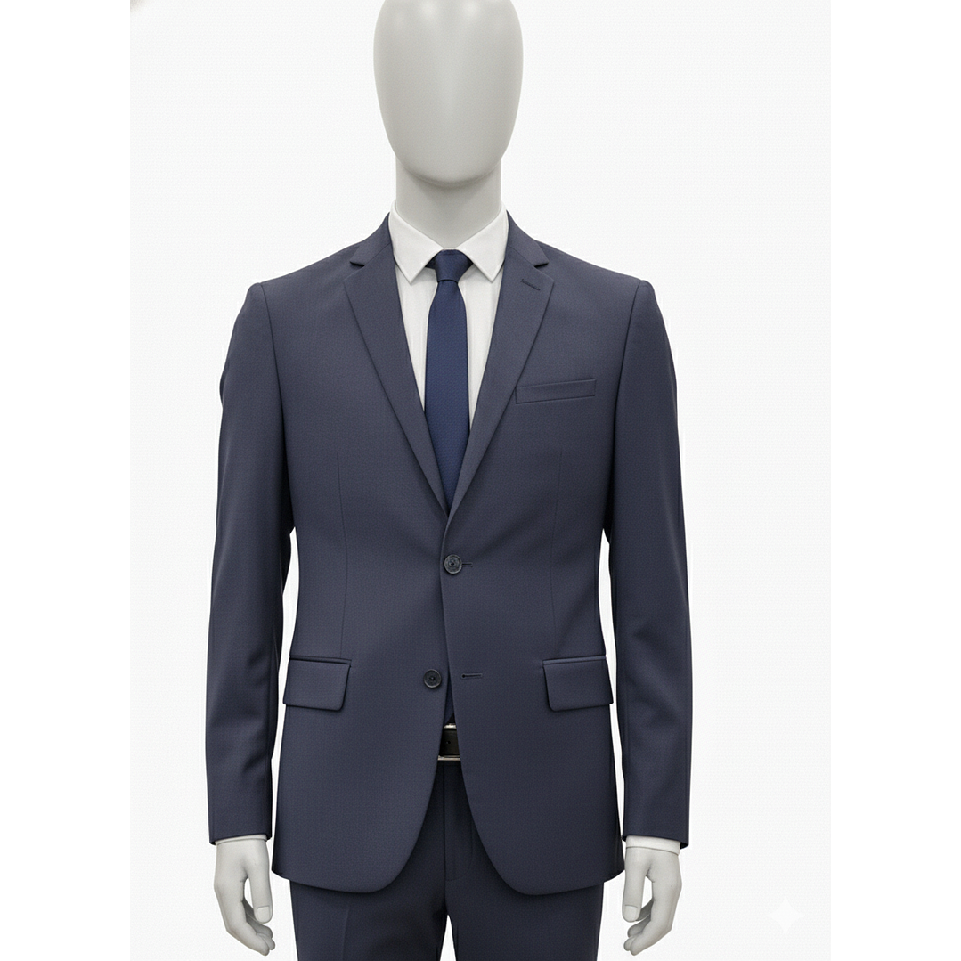 AMBO HOMBRE 2 BOT.  LISO SLIM FIT BOLS. TAPETA TAURUS TAUAMBPV26-02 AZUL MARINO 5