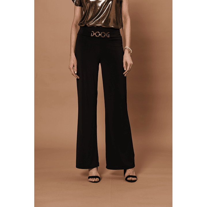 PANTALON MUJER APLIC. PALAZZO NIGHT GIVE NIGHT N66307 NEGRO 5