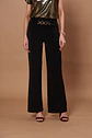 Pantalon Mujer Aplic. Palazzo Night Give Night N66307 Negro - Miniatura 5