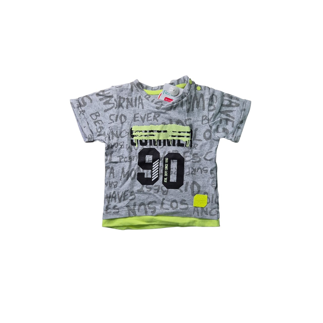 POLERA FICCUS 2010145 GRIS MELANGE 1