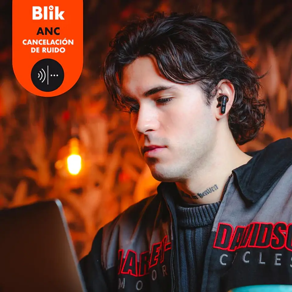 Audifono Bt In Black Canc Blik Air950-Blk 7