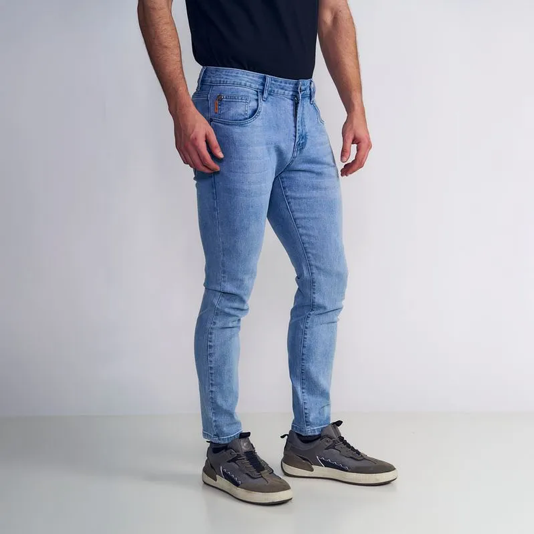 JEANS HOMBRE SKINNY ELLUS AM077581/BP CELESTE 2
