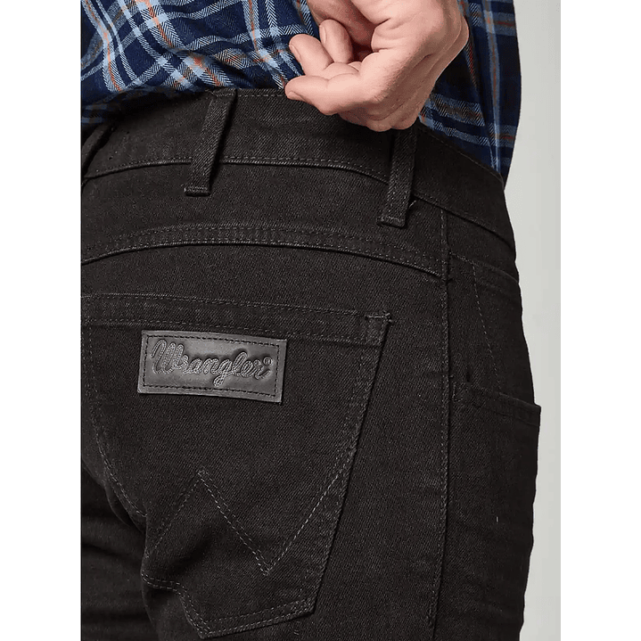 JEANS HOMBRE BRYSON WRANGLER 137512-OFF NEGRO 4