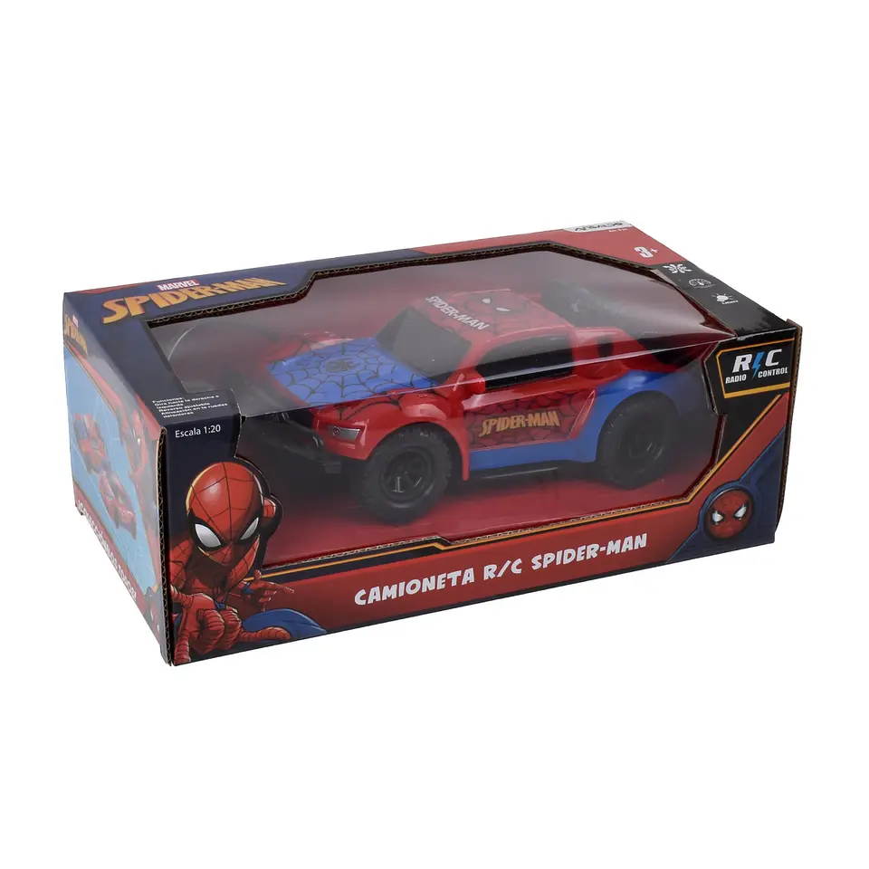 CAMIONETA R/C 20CMS CON LUCES MARVEL-SPIDERMAN ANSALDO 26142 6