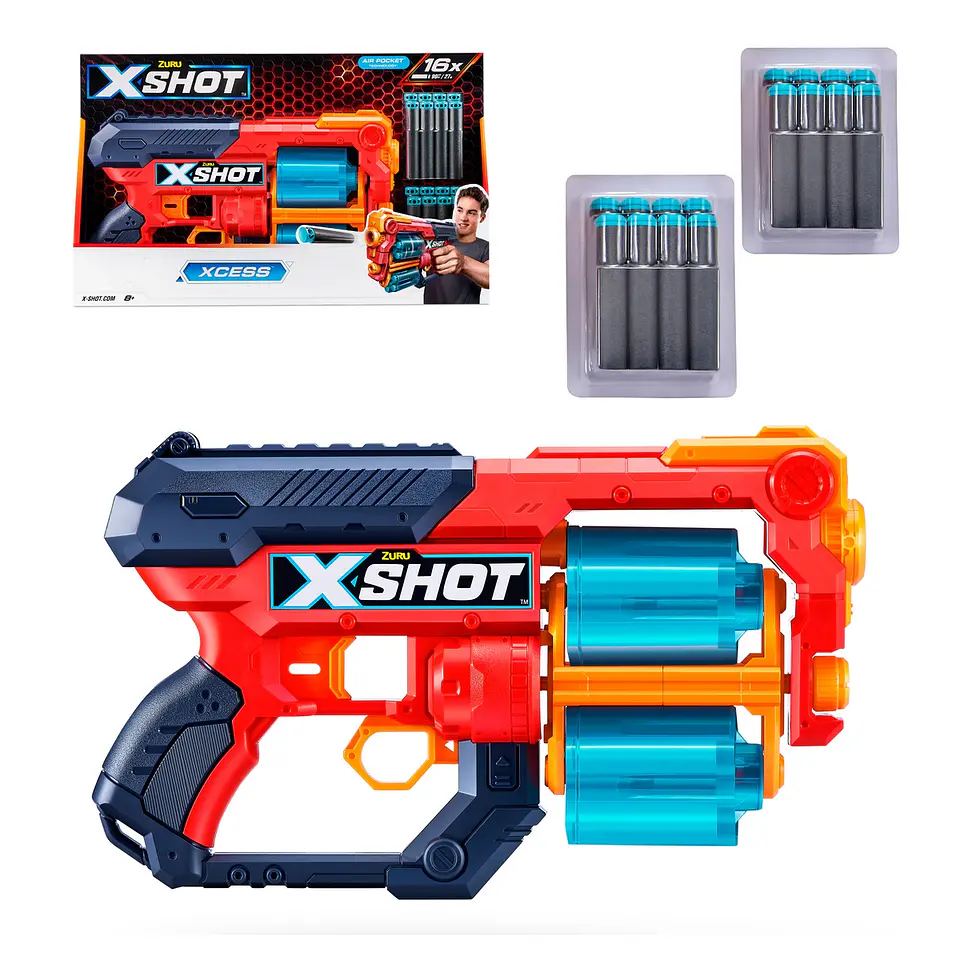 LANZADOR XCESS TK12 CON 16 DARDOS X-SHOT ANSALDO 21661 2