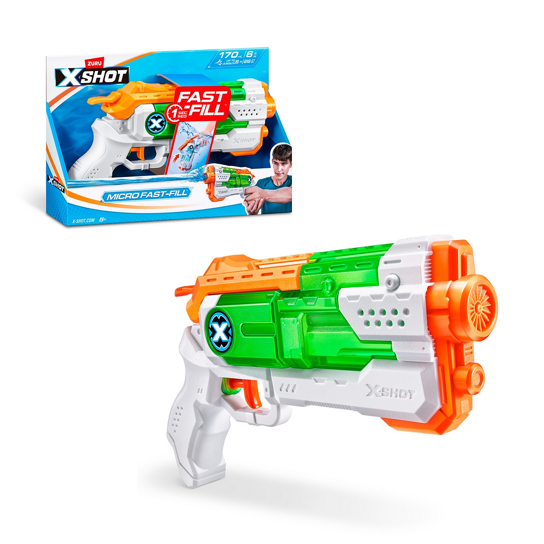 LANZA AGUA DE 170ML CON SISTEMA DE LLENADO RAPIDO FAST FILL X-SHOT ANSALDO 21666 2