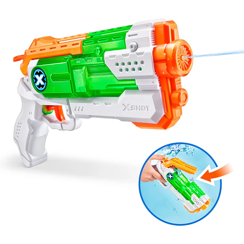 LANZA AGUA DE 170ML CON SISTEMA DE LLENADO RAPIDO FAST FILL X-SHOT ANSALDO 21666