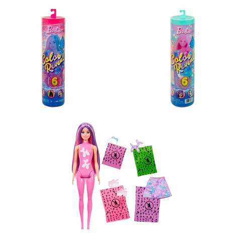 BARBIE COLOR REVEAL BARBIE BALLOON ANIMAL SERIES CDU MATTEL JFY73