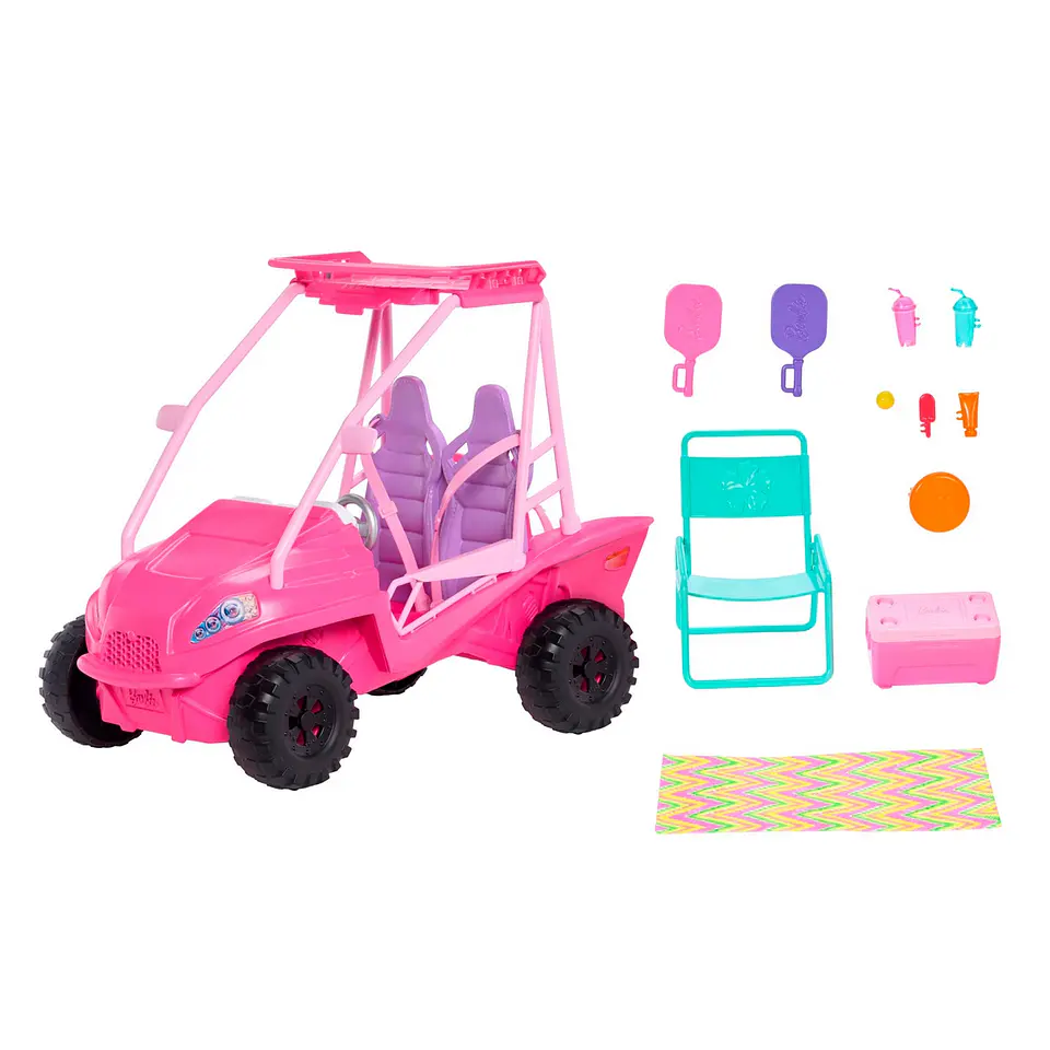 Barbie Beach Buggy Mattel Jfv68 2