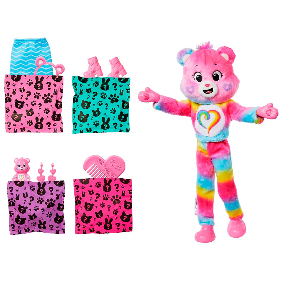 Barbie Licensed Cutie Reveal Care Bears Series 2 Asst Mattel Jfv59 2