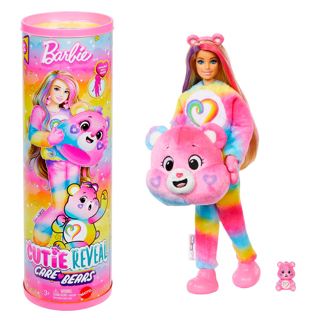 BARBIE LICENSED CUTIE REVEAL CARE BEARS SERIES 2 ASST MATTEL JFV59 4
