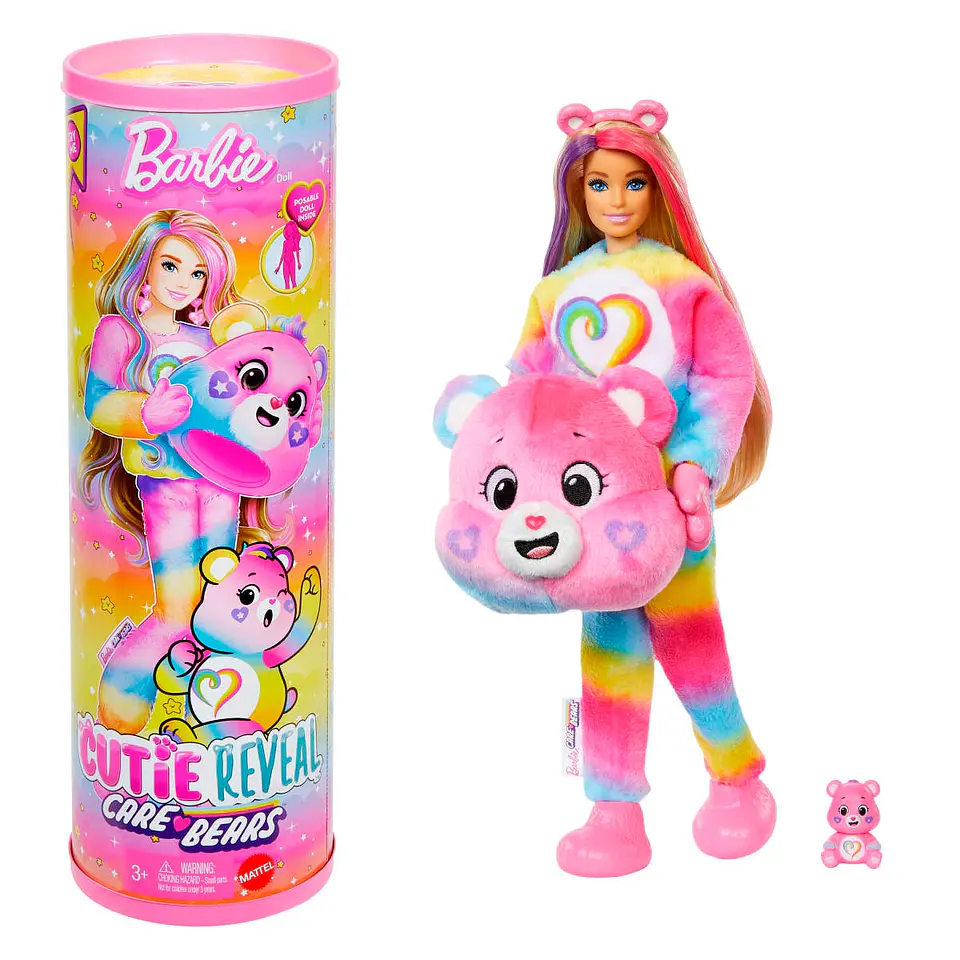 Barbie Licensed Cutie Reveal Care Bears Series 2 Asst Mattel Jfv59 4