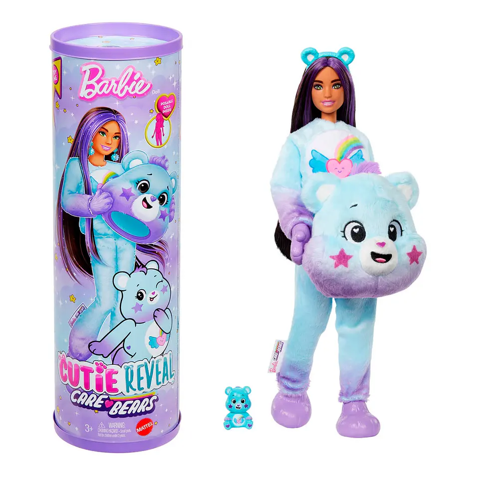 Barbie Licensed Cutie Reveal Care Bears Series 2 Asst Mattel Jfv59 5