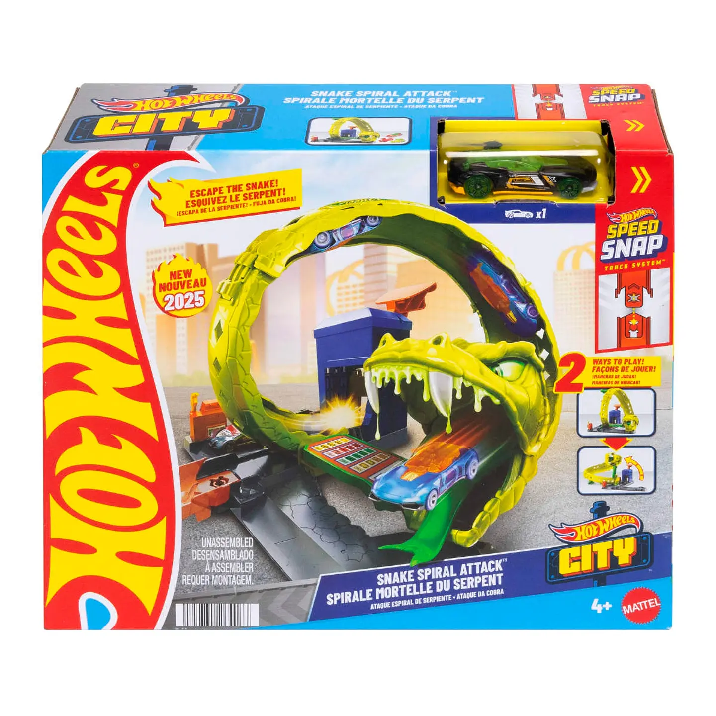 Hot Wheels Hw City O/S Nemesis Snake Fuel Station (New 2025) Mattel Jbm63 1