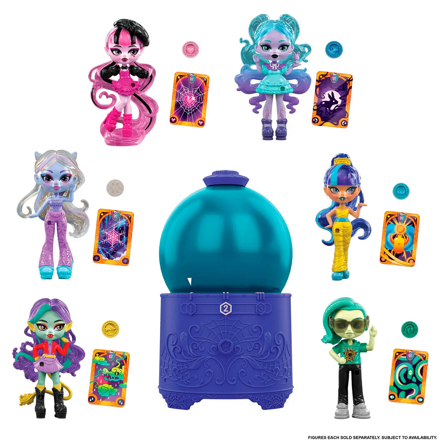 Monster High Fright Sized: Crystal Balls Asst Wave 1-3 Mattel Jcx99 1