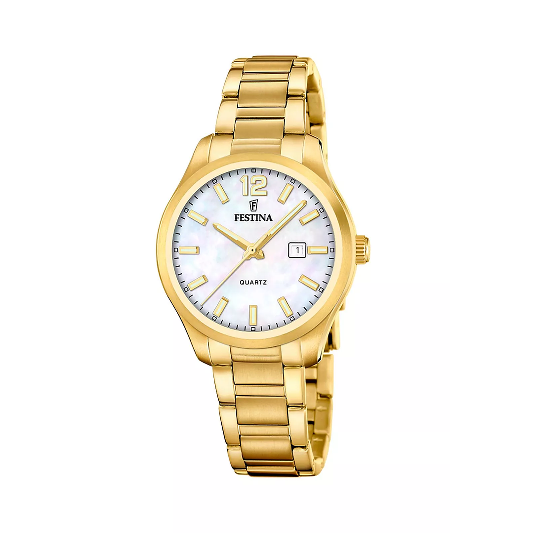 RELOJ MUJER DORADO NACAR FESTINA 20741-1 1