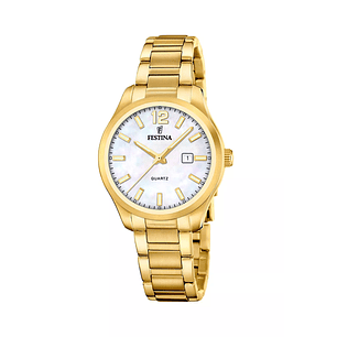 RELOJ MUJER DORADO NACAR FESTINA 20741-1