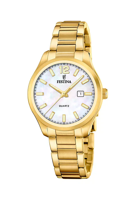 RELOJ MUJER DORADO NACAR FESTINA 20741-1