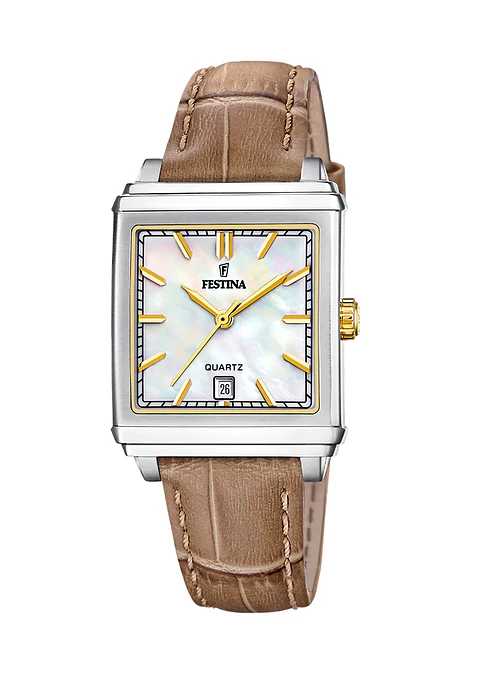 RELOJ MUJER CUERO TIPO CARTIER FESTINA 20682-4