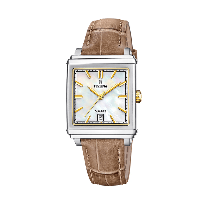 RELOJ MUJER CUERO TIPO CARTIER FESTINA 20682-4 1