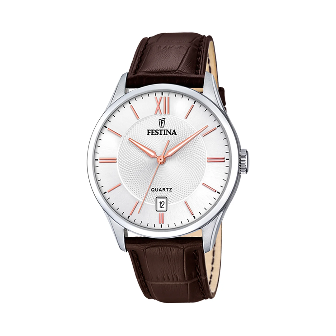 RELOJ HOMBRE CUERO CLASICO FESTINA 20426-4 1