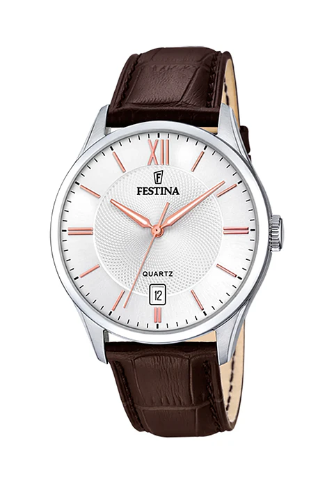 RELOJ HOMBRE CUERO CLASICO FESTINA 20426-4