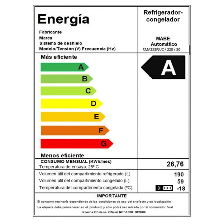 Refrigerador No Frost 250 L Brutos Black Steel Mabe - RMA255PJUC 8