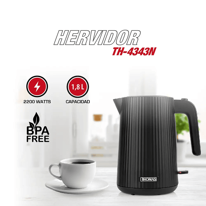 HERVIDOR DE AGUA THOMAS TH-4343N 7